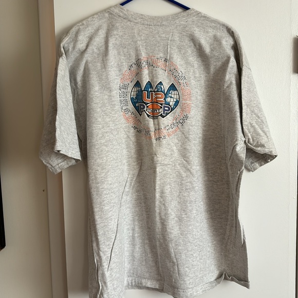 Vintage 1997 XL U2 PopMart Tour Concert T-Shirt PolyGram - Picture 3 of 5